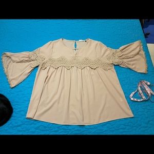 GORGEOUS Baby Doll Blouse 1X